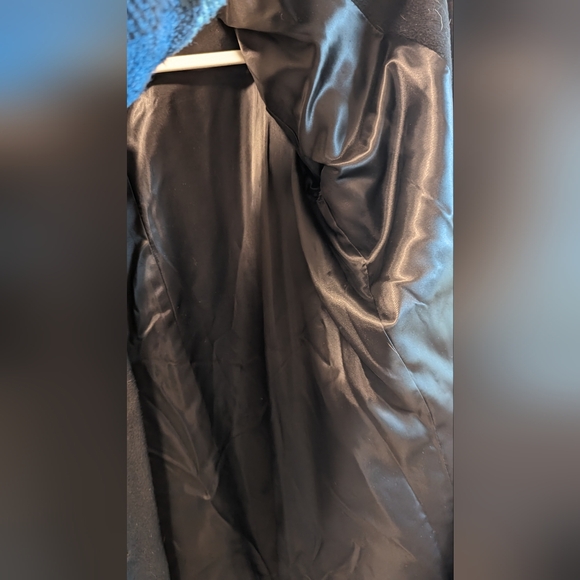 Vintage Cashmere and Mink coat from 1950s 60s in Black EUC size M/L - Picture 10 of 10